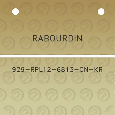 rabourdin-929-rpl12-6813-cn-kr