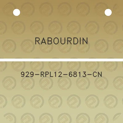 rabourdin-929-rpl12-6813-cn