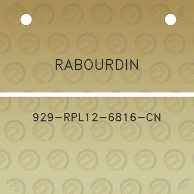 rabourdin-929-rpl12-6816-cn