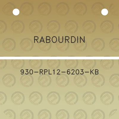 rabourdin-930-rpl12-6203-kb