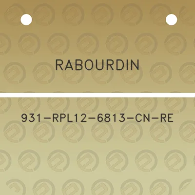 rabourdin-931-rpl12-6813-cn-re