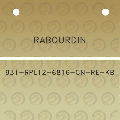 rabourdin-931-rpl12-6816-cn-re-kb