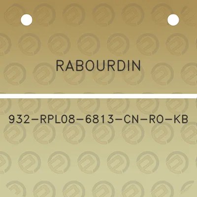 rabourdin-932-rpl08-6813-cn-ro-kb