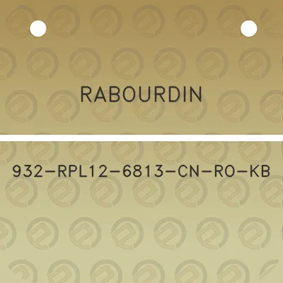 rabourdin-932-rpl12-6813-cn-ro-kb