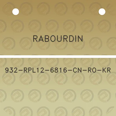 rabourdin-932-rpl12-6816-cn-ro-kr