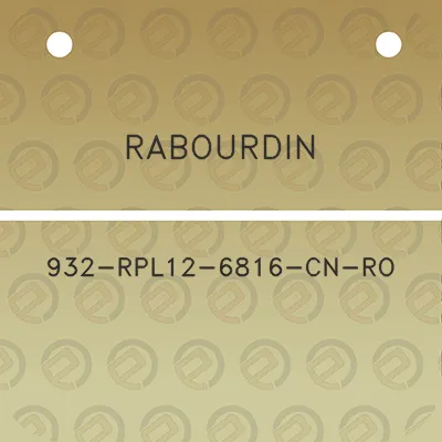 rabourdin-932-rpl12-6816-cn-ro