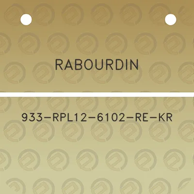 rabourdin-933-rpl12-6102-re-kr