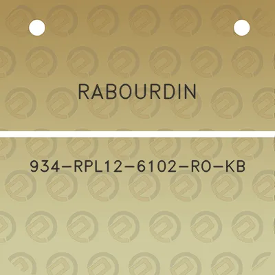 rabourdin-934-rpl12-6102-ro-kb