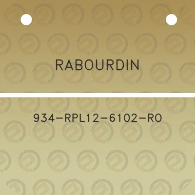 rabourdin-934-rpl12-6102-ro