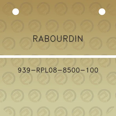 rabourdin-939-rpl08-8500-100