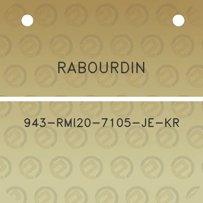 rabourdin-943-rmi20-7105-je-kr