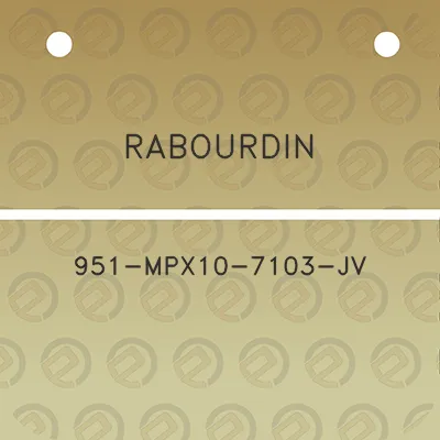 rabourdin-951-mpx10-7103-jv