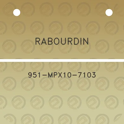 rabourdin-951-mpx10-7103