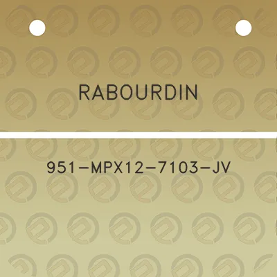 rabourdin-951-mpx12-7103-jv