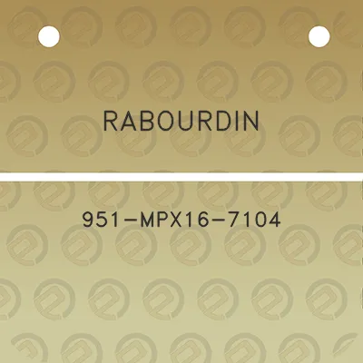 rabourdin-951-mpx16-7104