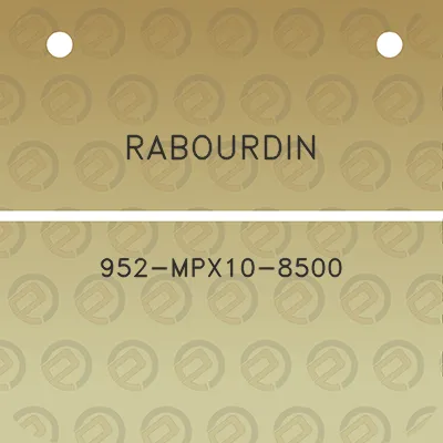 rabourdin-952-mpx10-8500