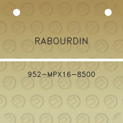 rabourdin-952-mpx16-8500