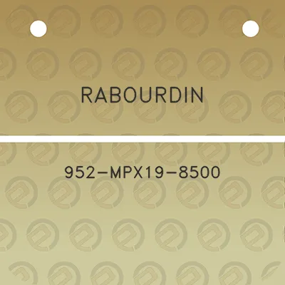 rabourdin-952-mpx19-8500