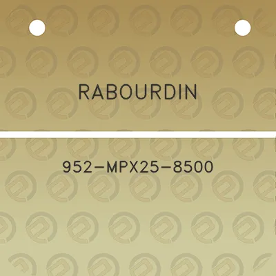 rabourdin-952-mpx25-8500