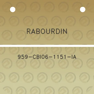 rabourdin-959-cbi06-1151-ia