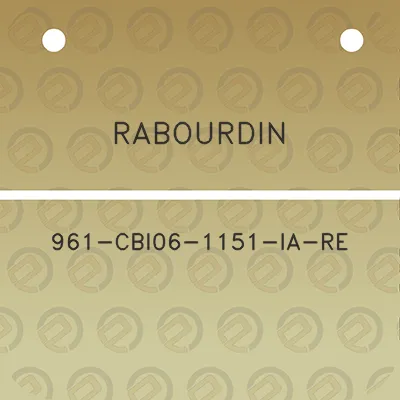 rabourdin-961-cbi06-1151-ia-re