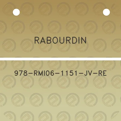 rabourdin-978-rmi06-1151-jv-re