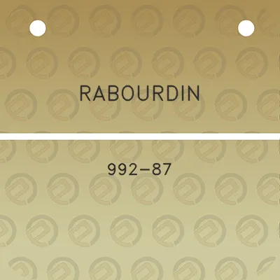 rabourdin-992-87