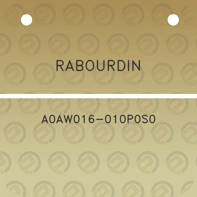 rabourdin-a0aw016-010p0s0