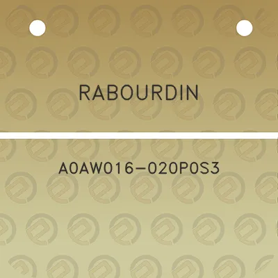 rabourdin-a0aw016-020p0s3