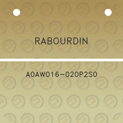 rabourdin-a0aw016-020p2s0