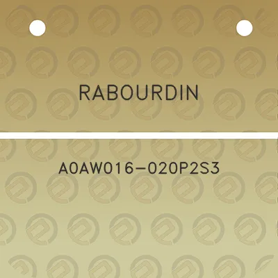 rabourdin-a0aw016-020p2s3