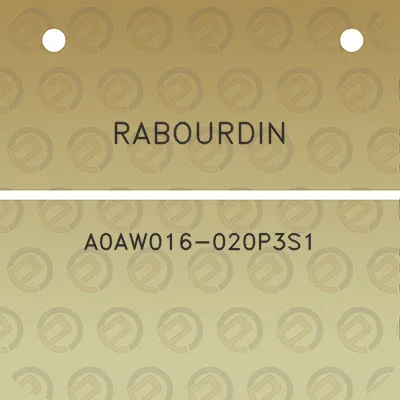 rabourdin-a0aw016-020p3s1