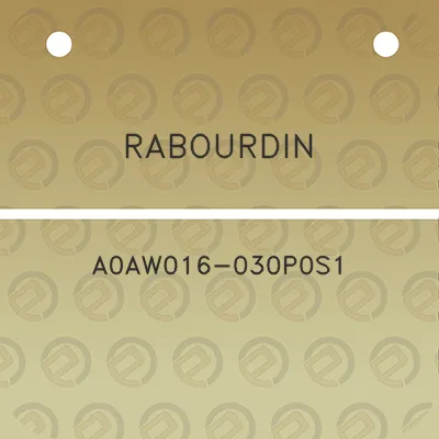 rabourdin-a0aw016-030p0s1