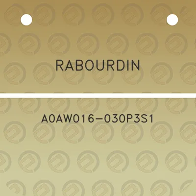 rabourdin-a0aw016-030p3s1