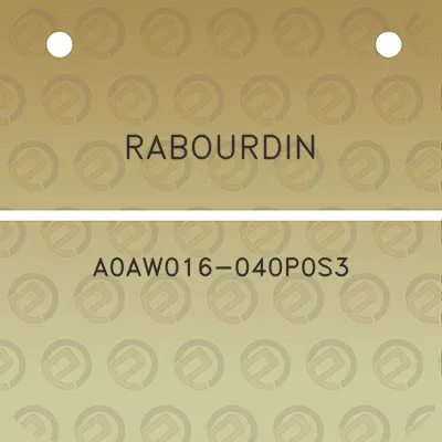 rabourdin-a0aw016-040p0s3