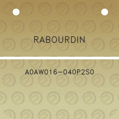 rabourdin-a0aw016-040p2s0