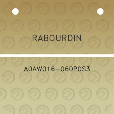 rabourdin-a0aw016-060p0s3