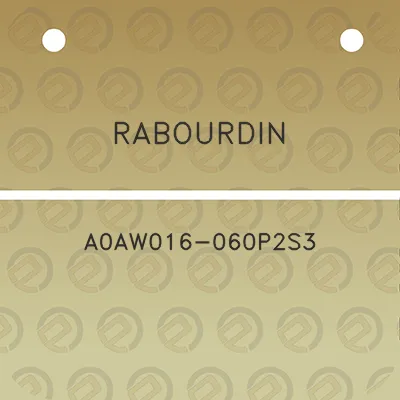 rabourdin-a0aw016-060p2s3