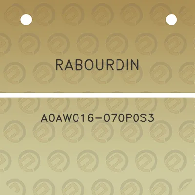 rabourdin-a0aw016-070p0s3