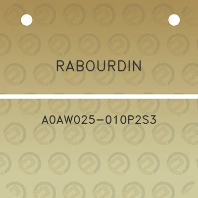 rabourdin-a0aw025-010p2s3