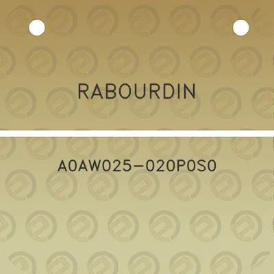 rabourdin-a0aw025-020p0s0