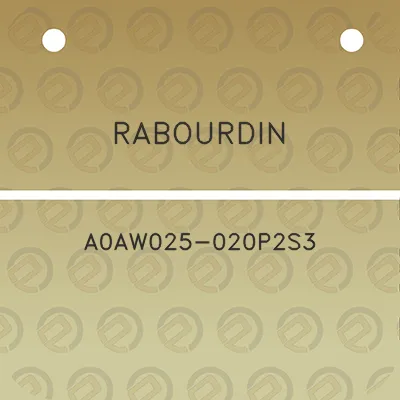 rabourdin-a0aw025-020p2s3