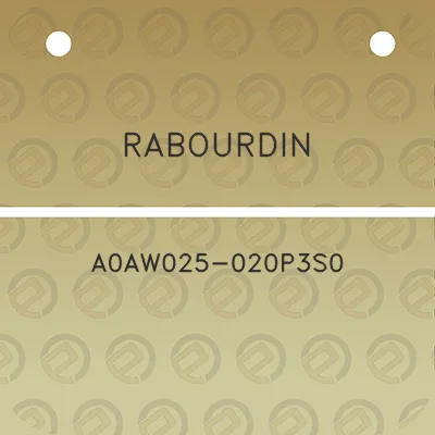 rabourdin-a0aw025-020p3s0