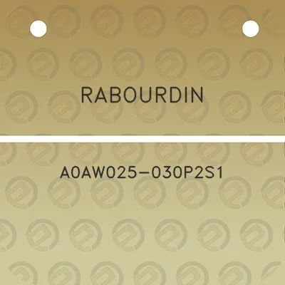 rabourdin-a0aw025-030p2s1