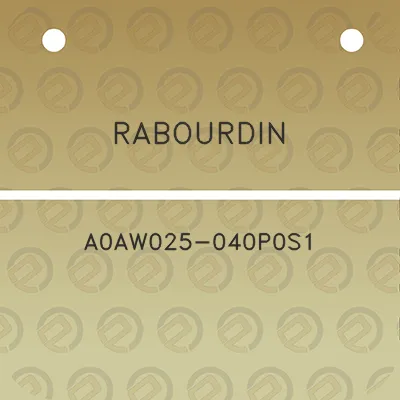 rabourdin-a0aw025-040p0s1