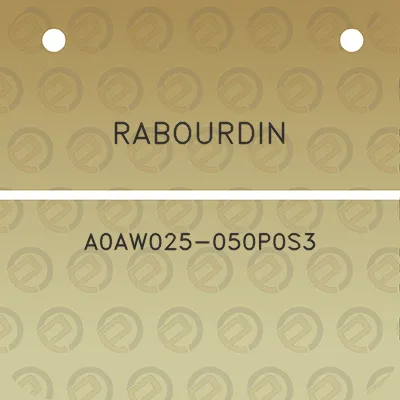 rabourdin-a0aw025-050p0s3