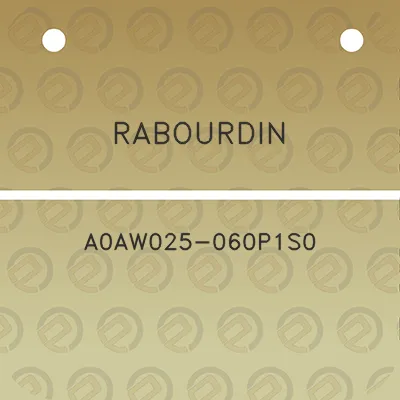 rabourdin-a0aw025-060p1s0