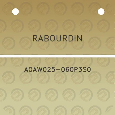 rabourdin-a0aw025-060p3s0