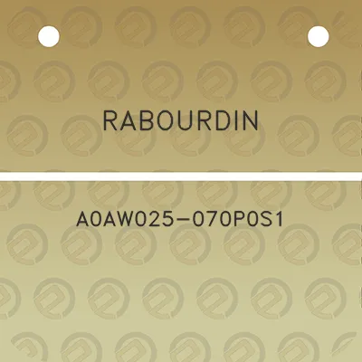rabourdin-a0aw025-070p0s1