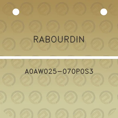 rabourdin-a0aw025-070p0s3